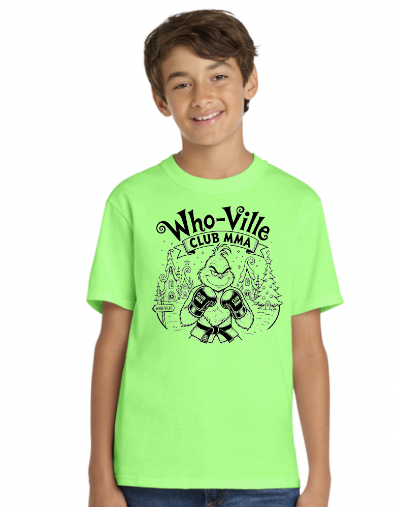 Christmas Neon Green Tshirt